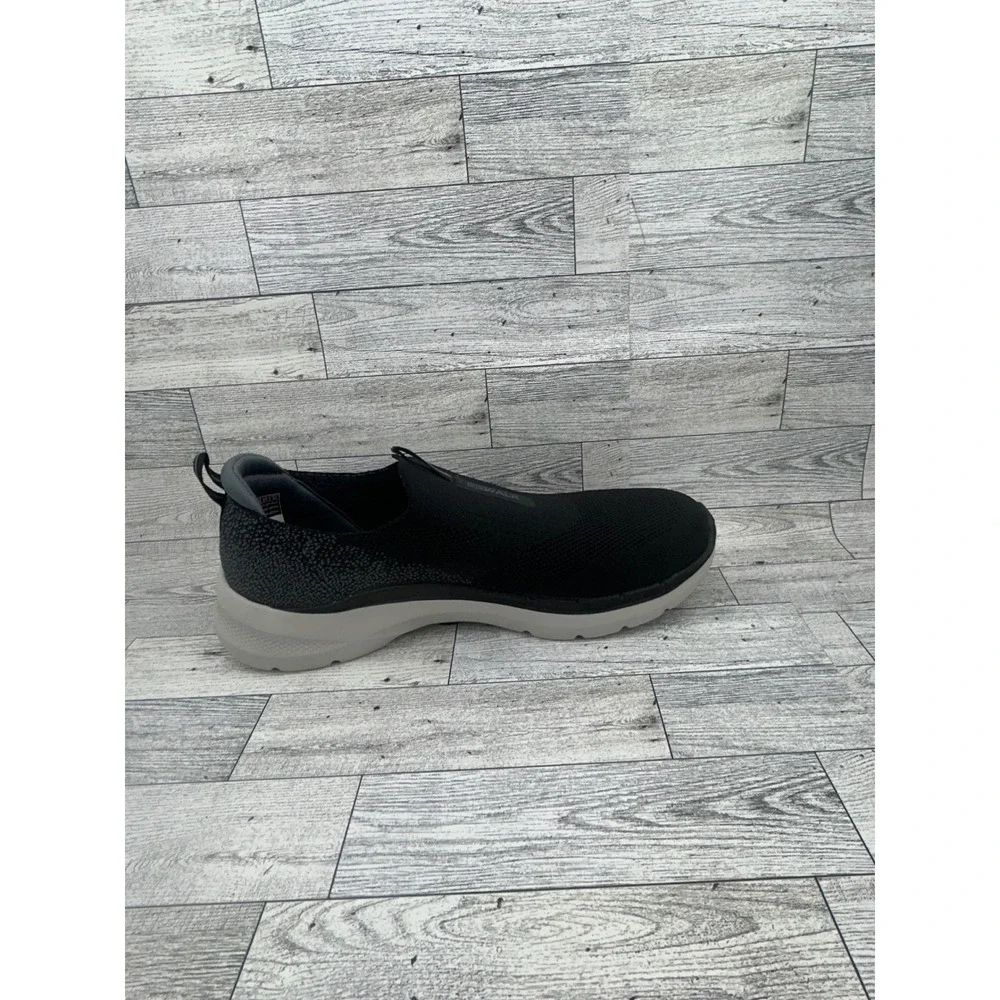 Skechers GoWalk 6 Men Black Slip On Walking Shoes 216202WW Wide‎ Fit Size 9